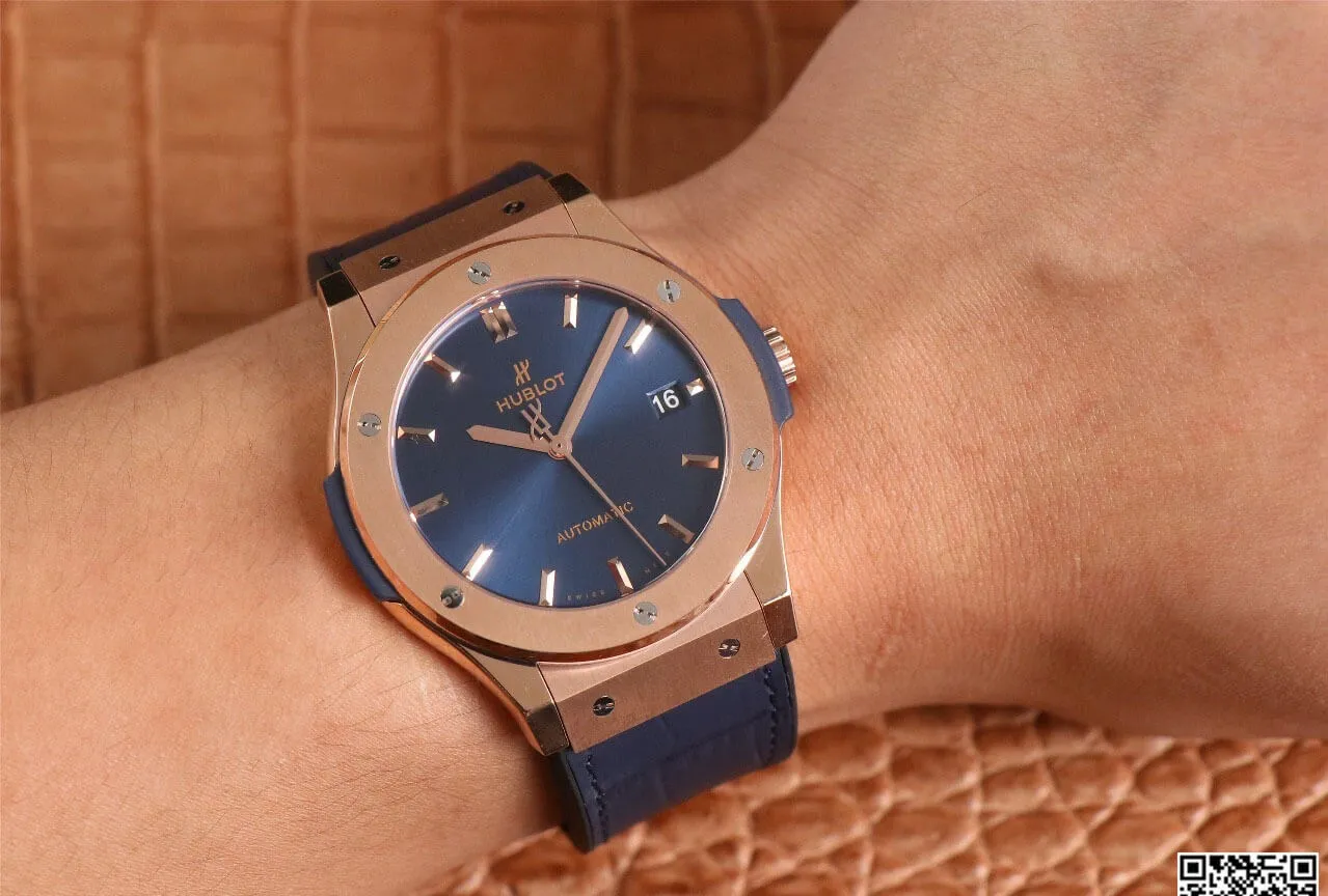 Hublot Classic Fusion 511.OX.7180.LR WWF Factory 1:1 Best Edition Replica Watch Blue Dial
